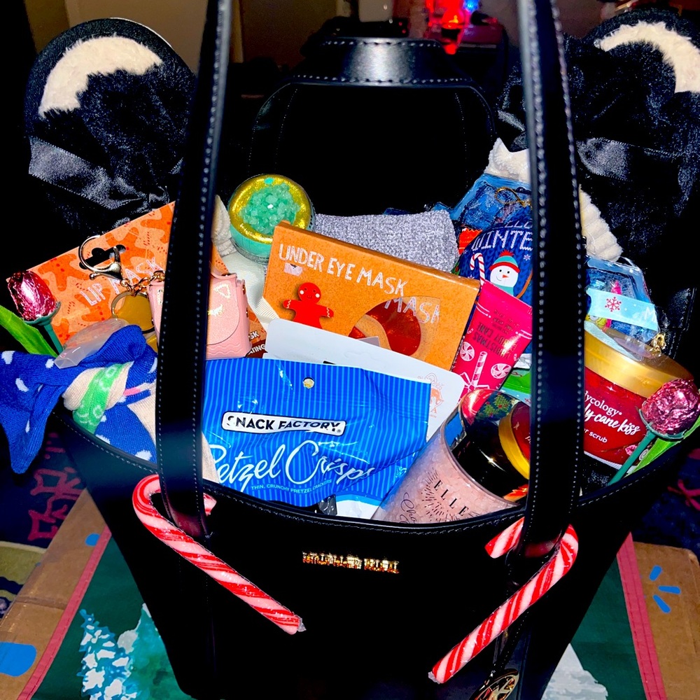 MK Pratt Large Tote gift basket